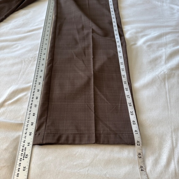 Nike Golf Men's 34x34 Retro Plaid Chino Golf Pants Brown Lightweight Preppy - Picture 13 of 15